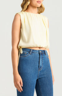 Joanna Sleeveless Top - Butter