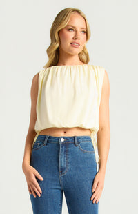 Joanna Sleeveless Top - Butter