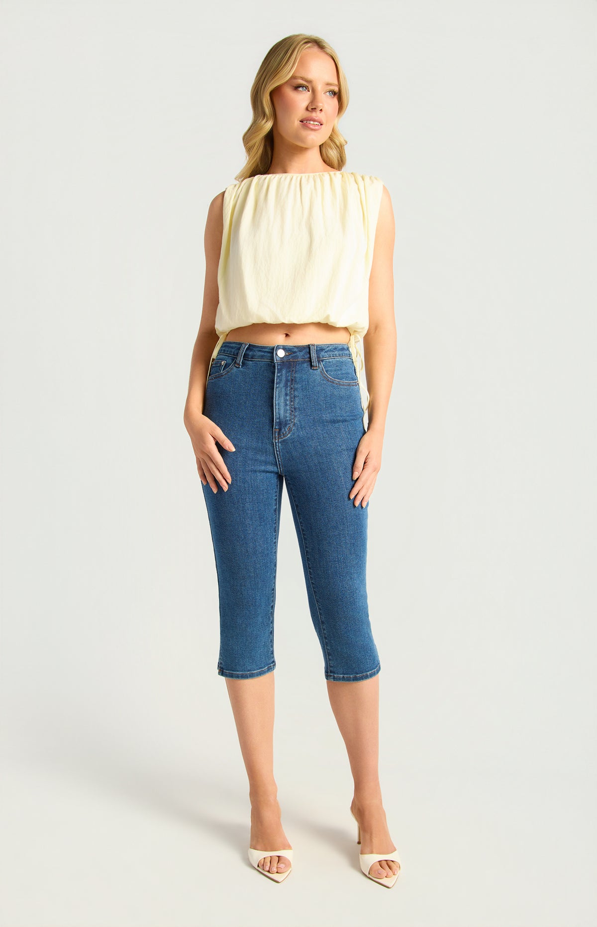 Joanna Sleeveless Top - Butter
