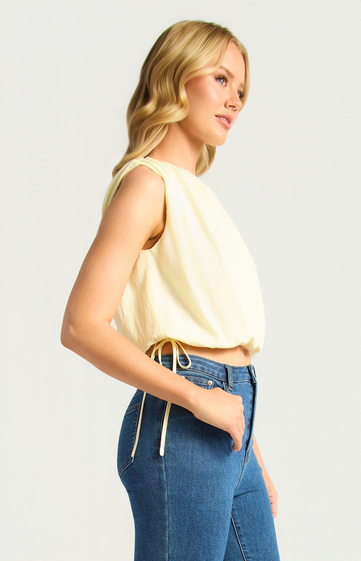Joanna Sleeveless Top - Butter