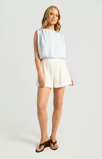 Joanna Sleeveless Top - Pale Blue