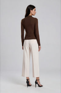 Margot Long Sleeve Top - Espresso