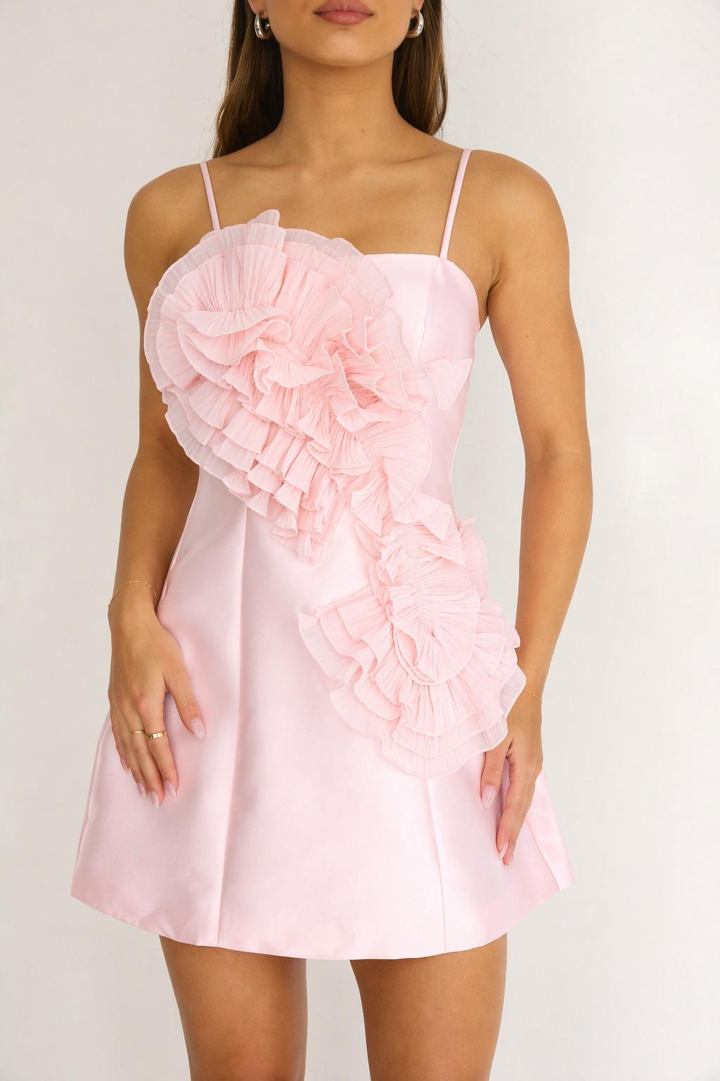 Everly Mini Dress - Pink