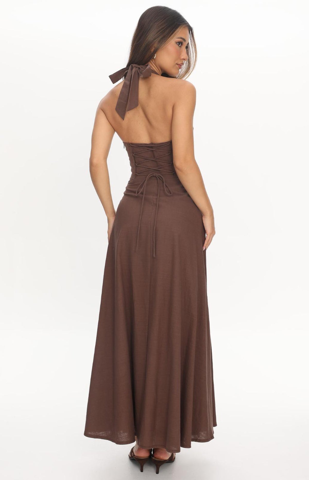 Evelin Maxi Dress - Chocolate