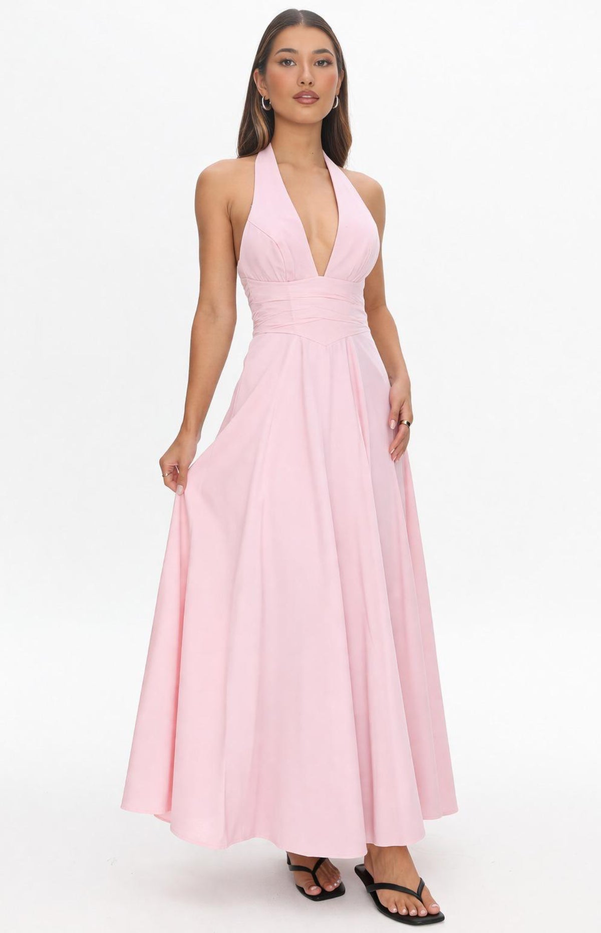 Evelin Maxi Dress - Pink