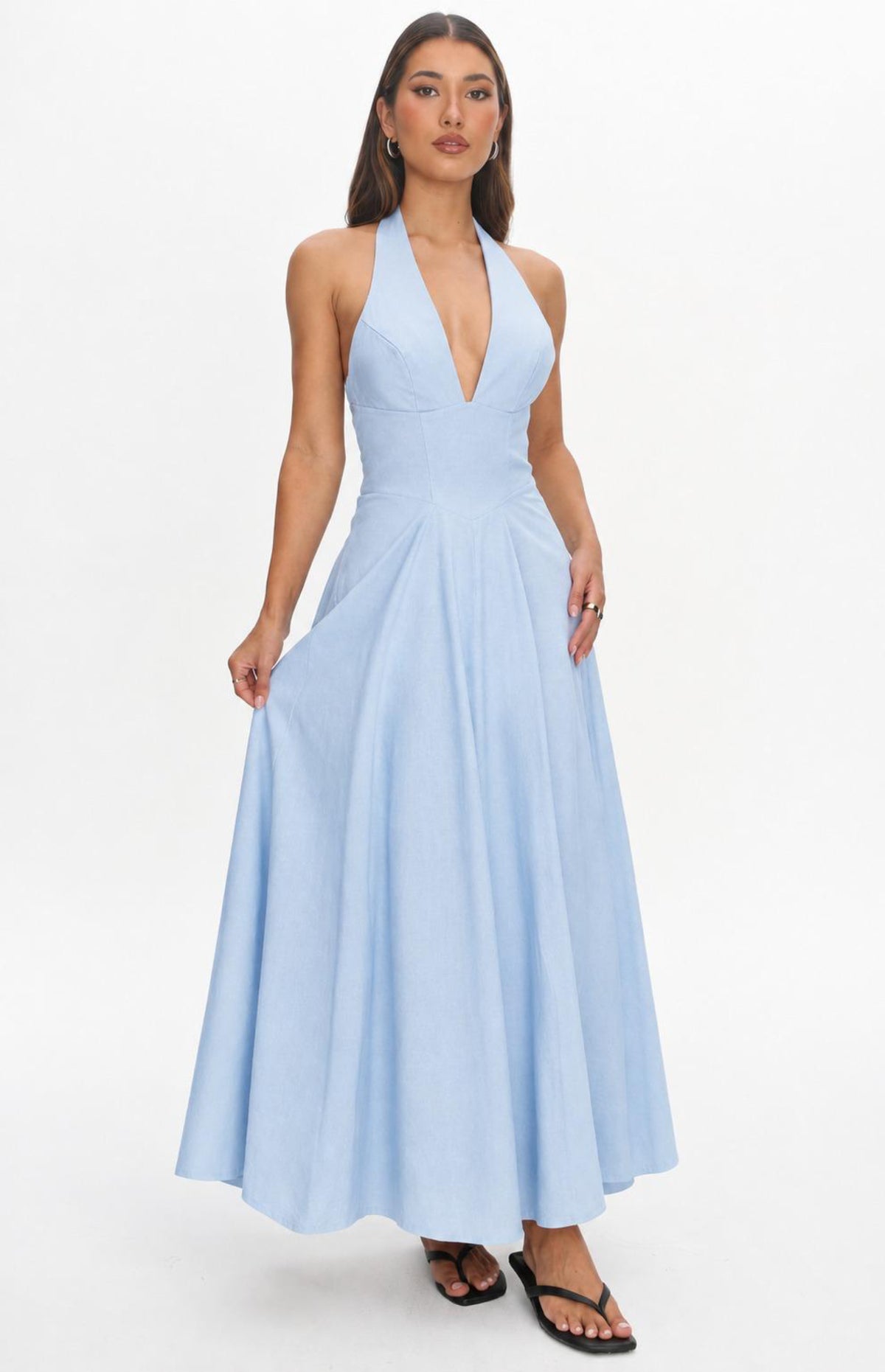 Evelin Maxi Dress - Blue