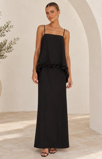 Teisha Maxi Dress - Black