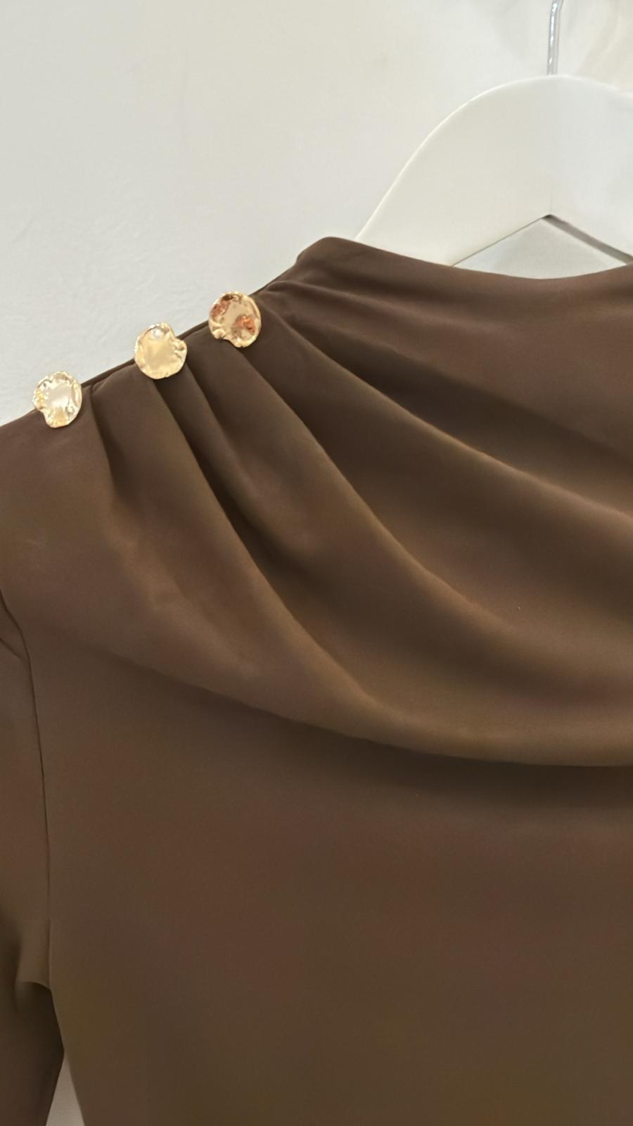 Margot Long Sleeve Top - Espresso