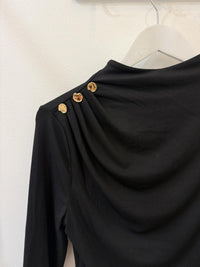 Margot Long Sleeve Top - Black