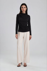 Margot Long Sleeve Top - Black