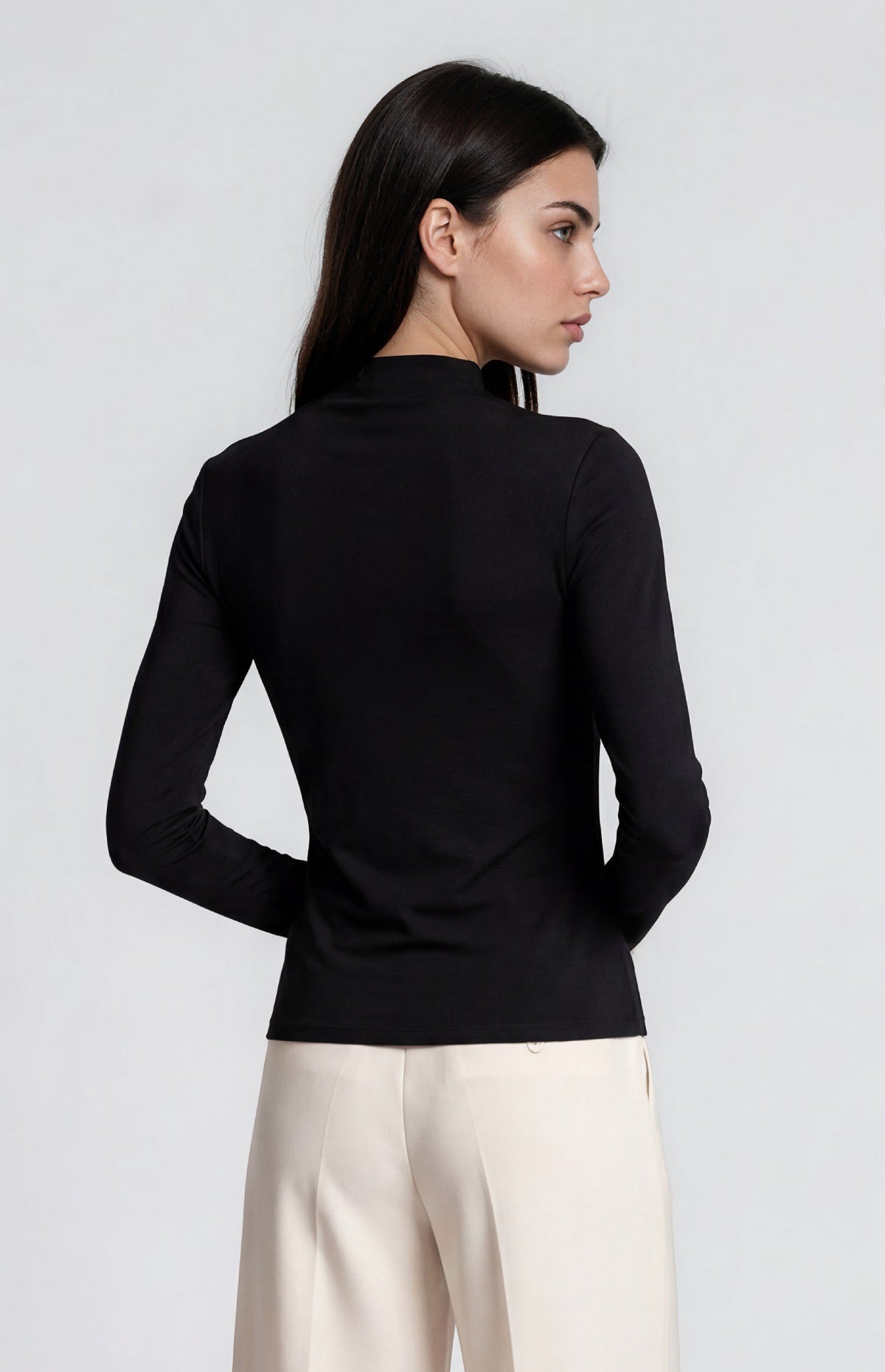 Margot Long Sleeve Top - Black