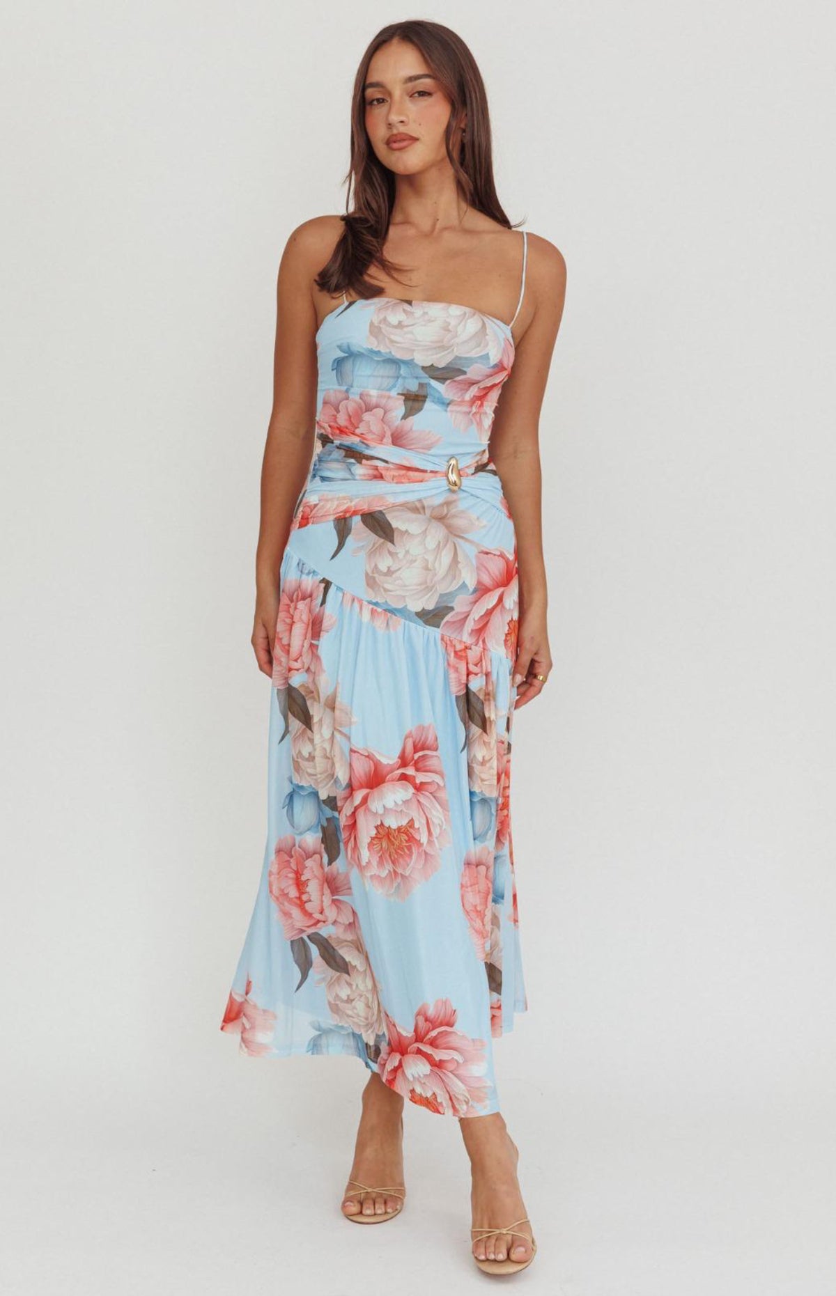 Davis Maxi Dress - Blue