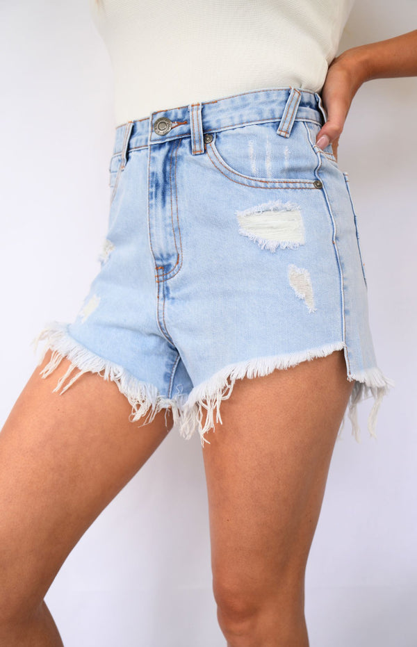 Katrina Shorts - Light Denim