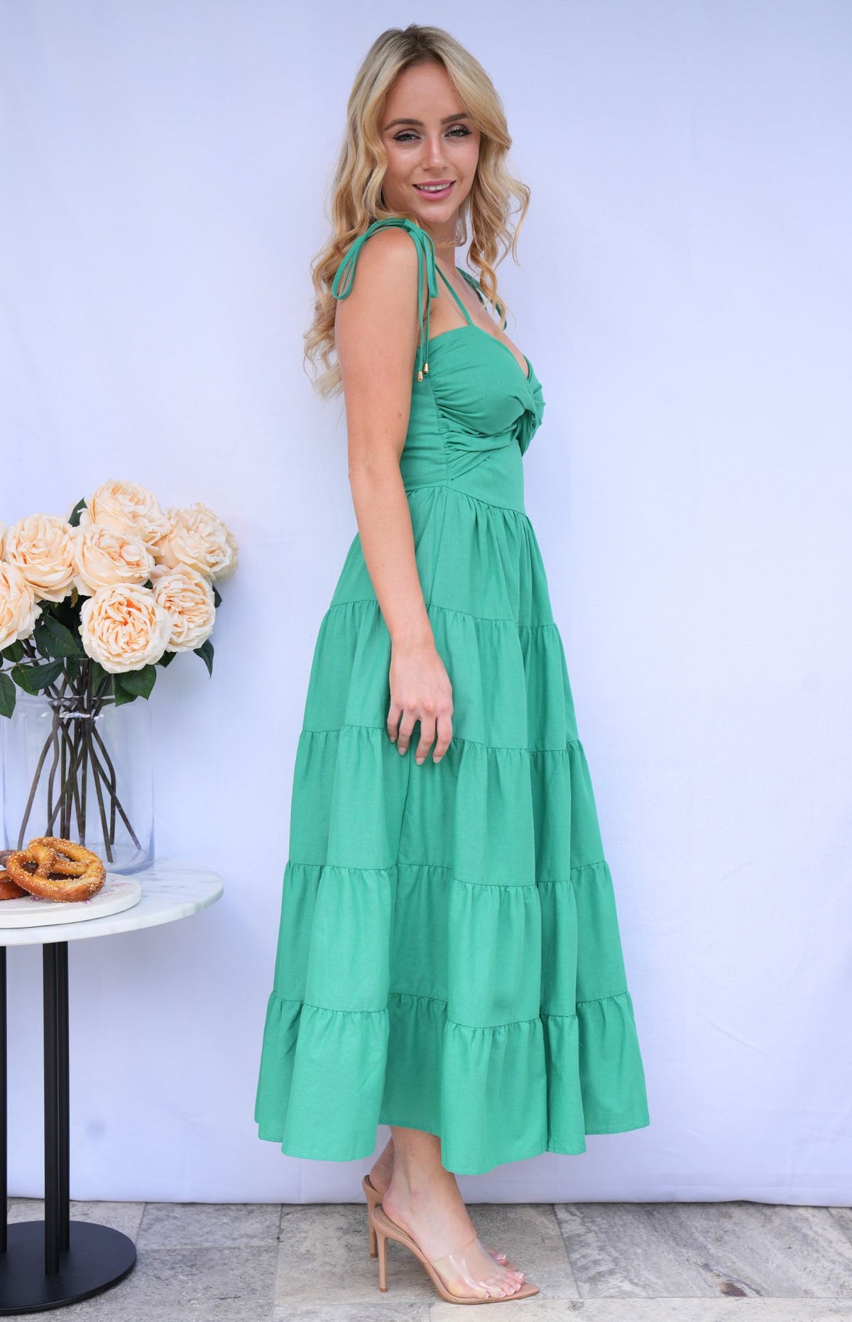 Celine Dress - Green