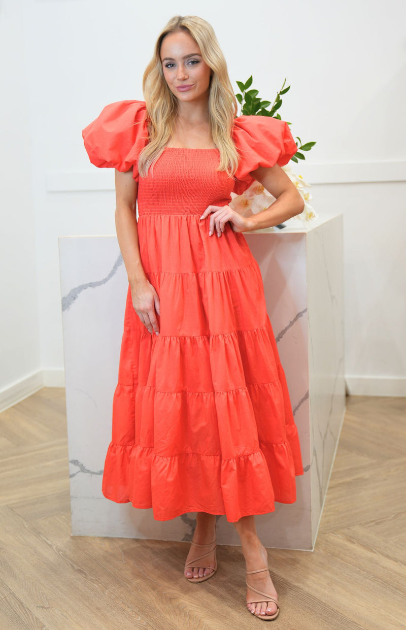 Sienna Dress - Red