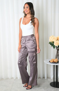 Larissa Cargo Pants - Mocha