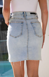 Tina Skirt - Light Denim