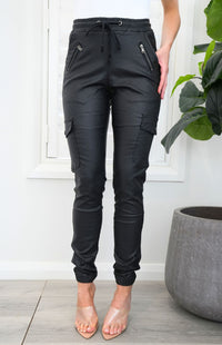 Janie Cargo Jeans - Black