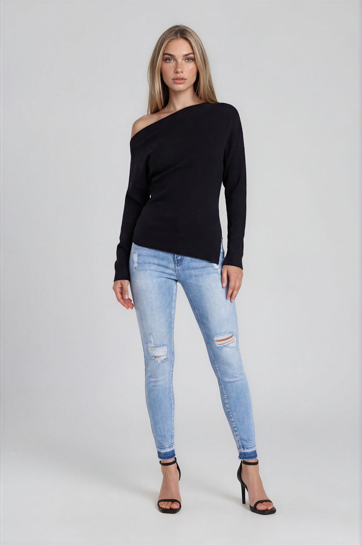 Tory Off-Shoulder Top - Black