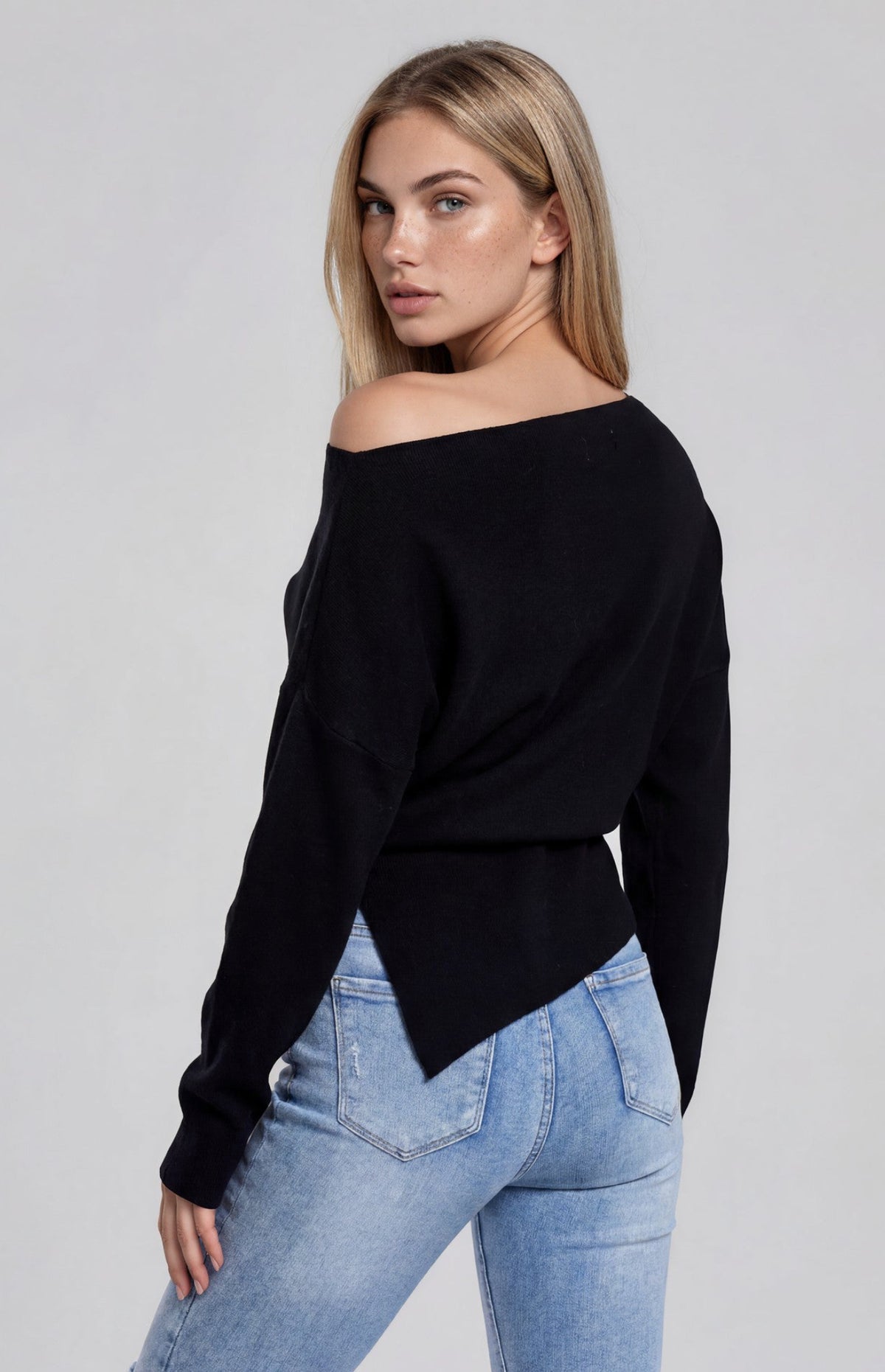 Tory Off-Shoulder Top - Black