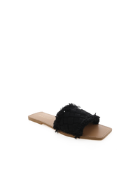 Billini Ishka Slide - Black Woven