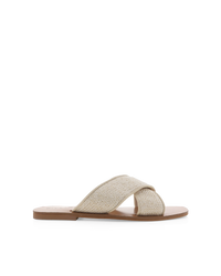 Billini Kacee Slide - Cream Raffia