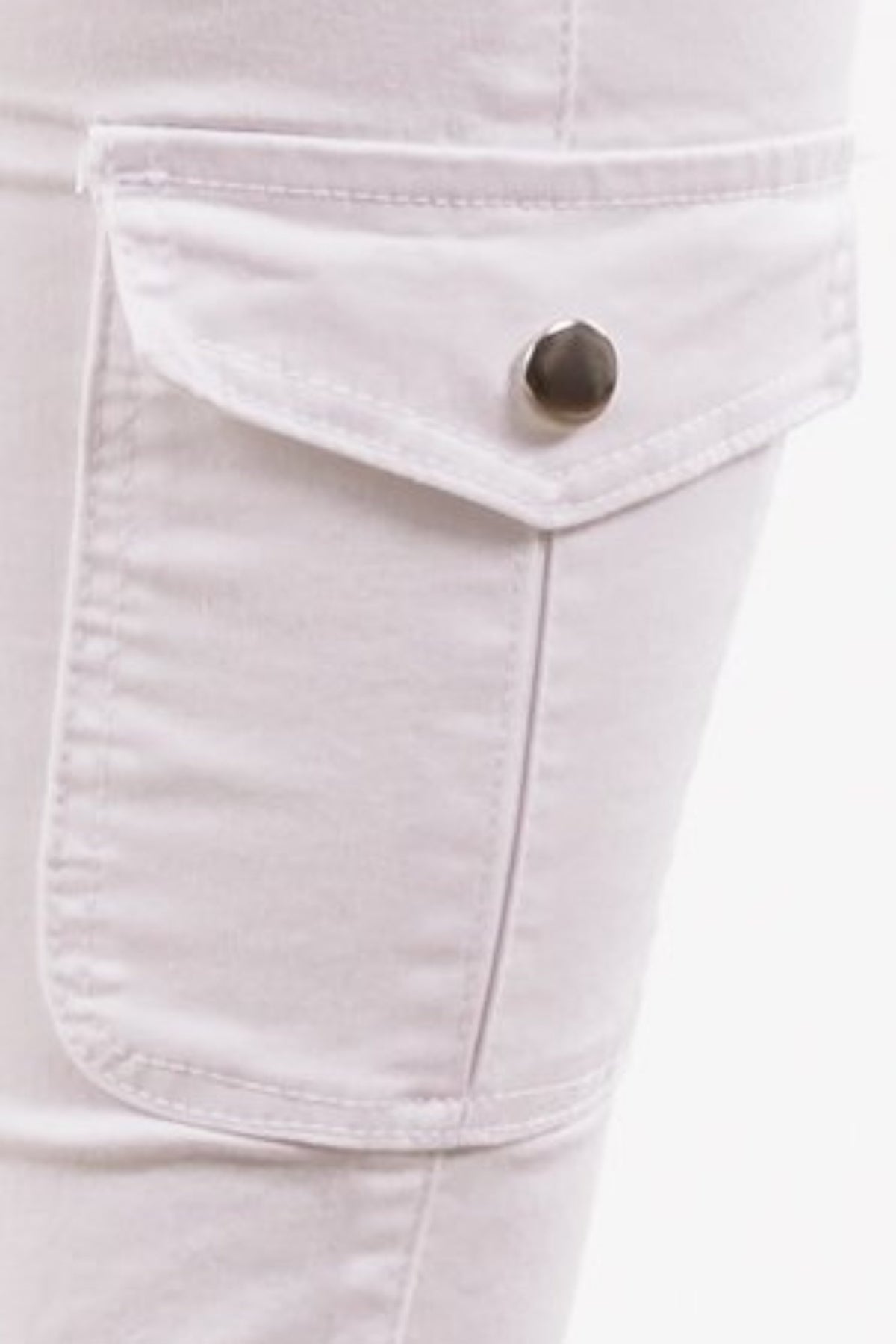 Frankie Cargo Jeans - White