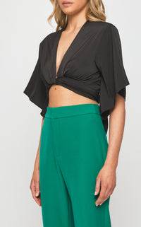 Myles Kimono Top - Black