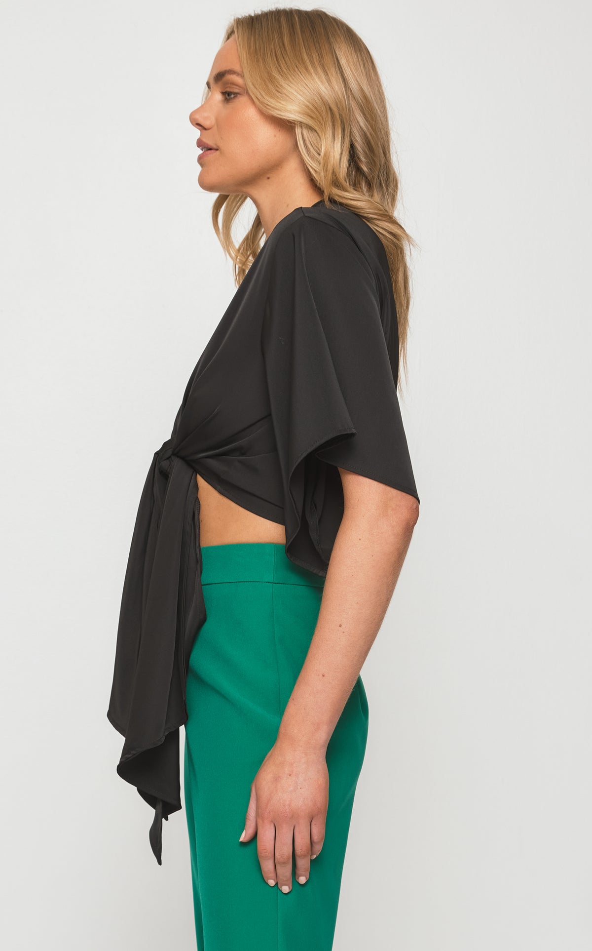 Myles Kimono Top - Black