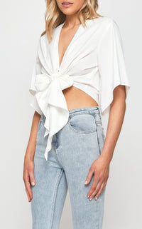 Myles Kimono Top - White